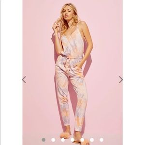 Zoe Jumpsuit Tye Dye Wildfox Medium. NWT